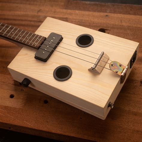 lace acoustic-electric cigar box guitar|cigar box guitar 4 string.